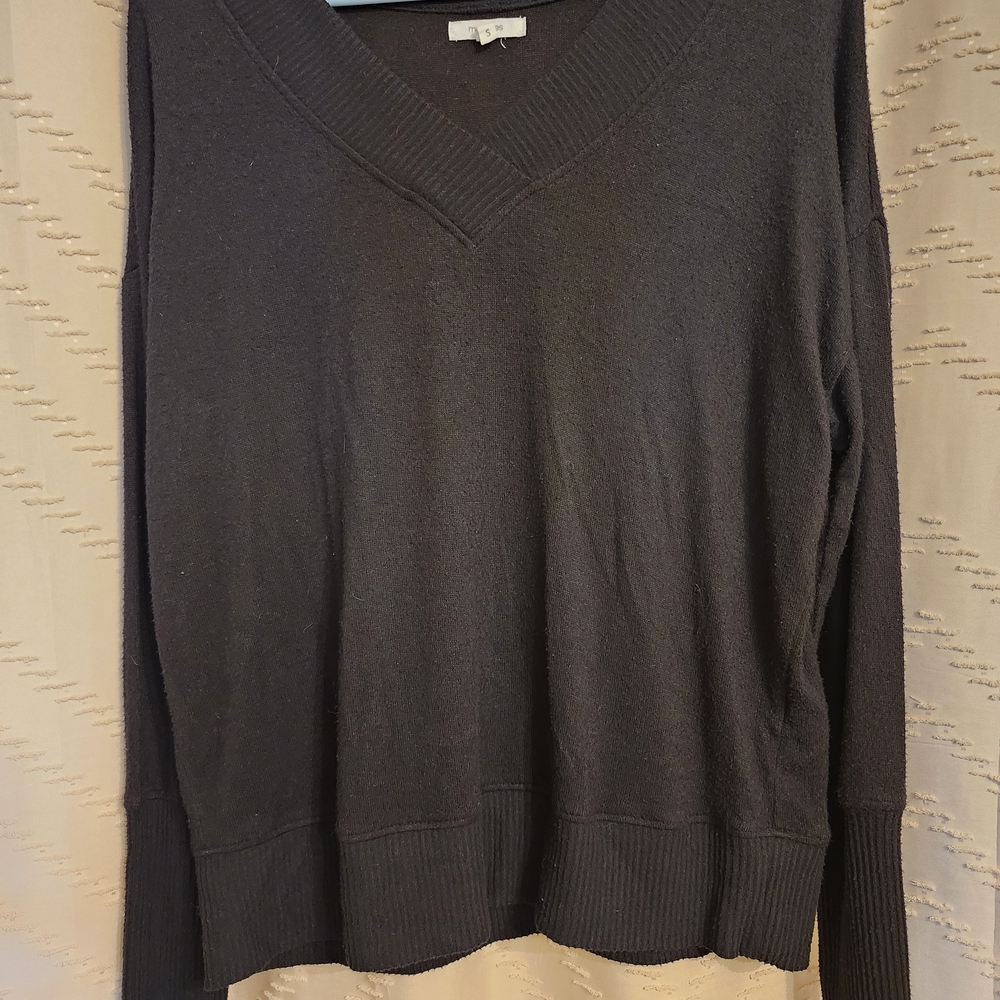 Maurices Charcoal V-Neck Sweater
